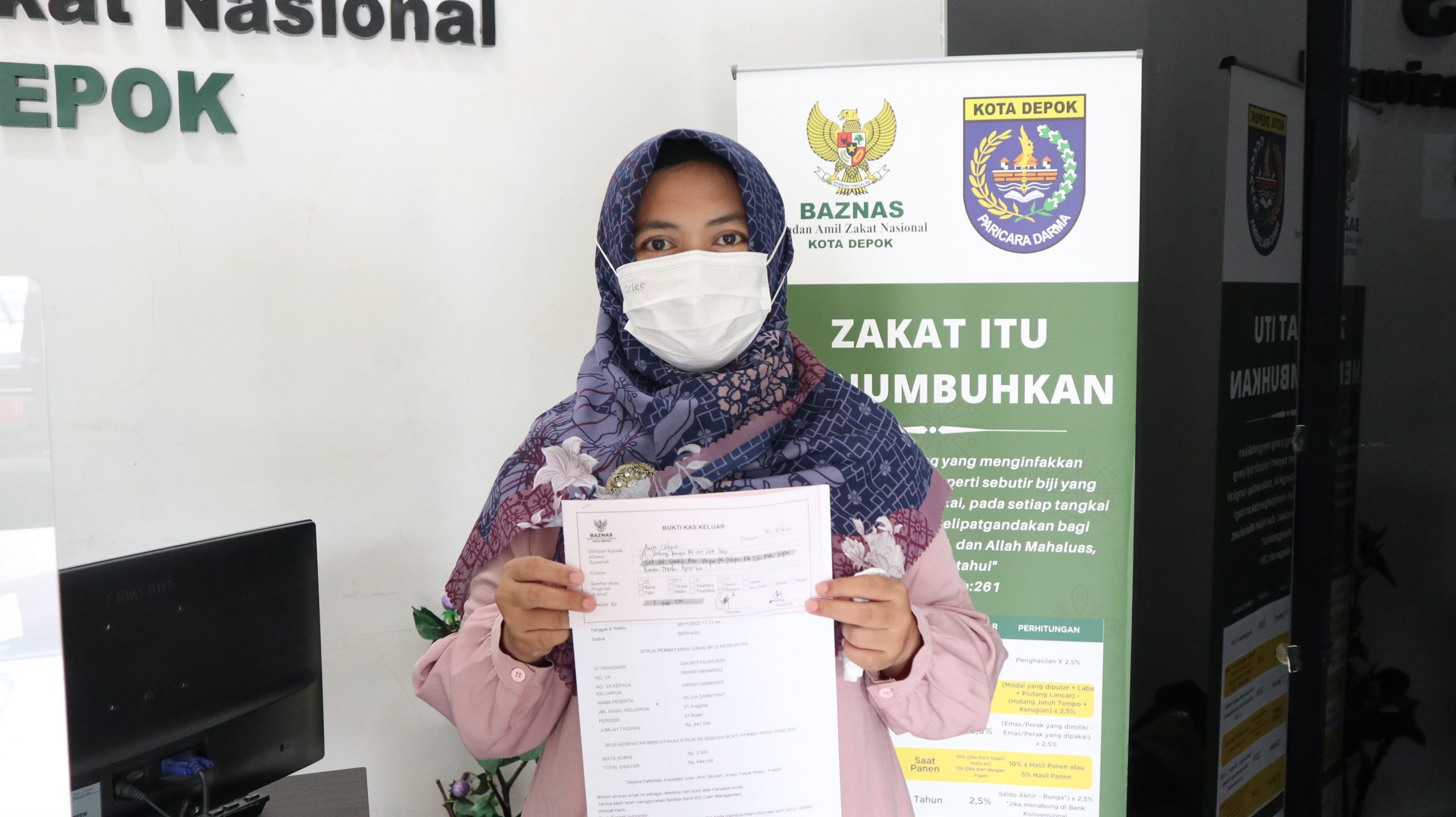 BAZNAS Bantu Warga Veji Jalani Perawatan Penyakit DBD