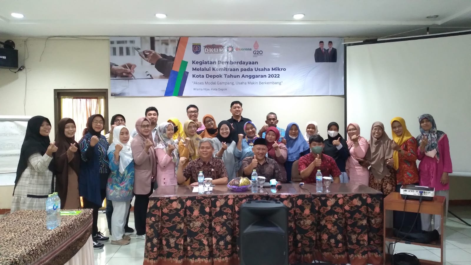 Berdayakan Ekonomi Mikro, DKUM bersama BAZNAS Depok Adakan Kegiatan Pemberdayaan Kemitraan Pada Usaha Mikro