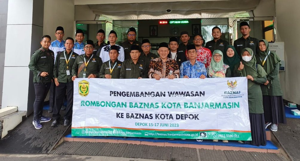 Kunjungan BAZNAS Kota Banjarmasin Dalam Rangka Pengembangan Wawasan di BAZNAS Kota Depok