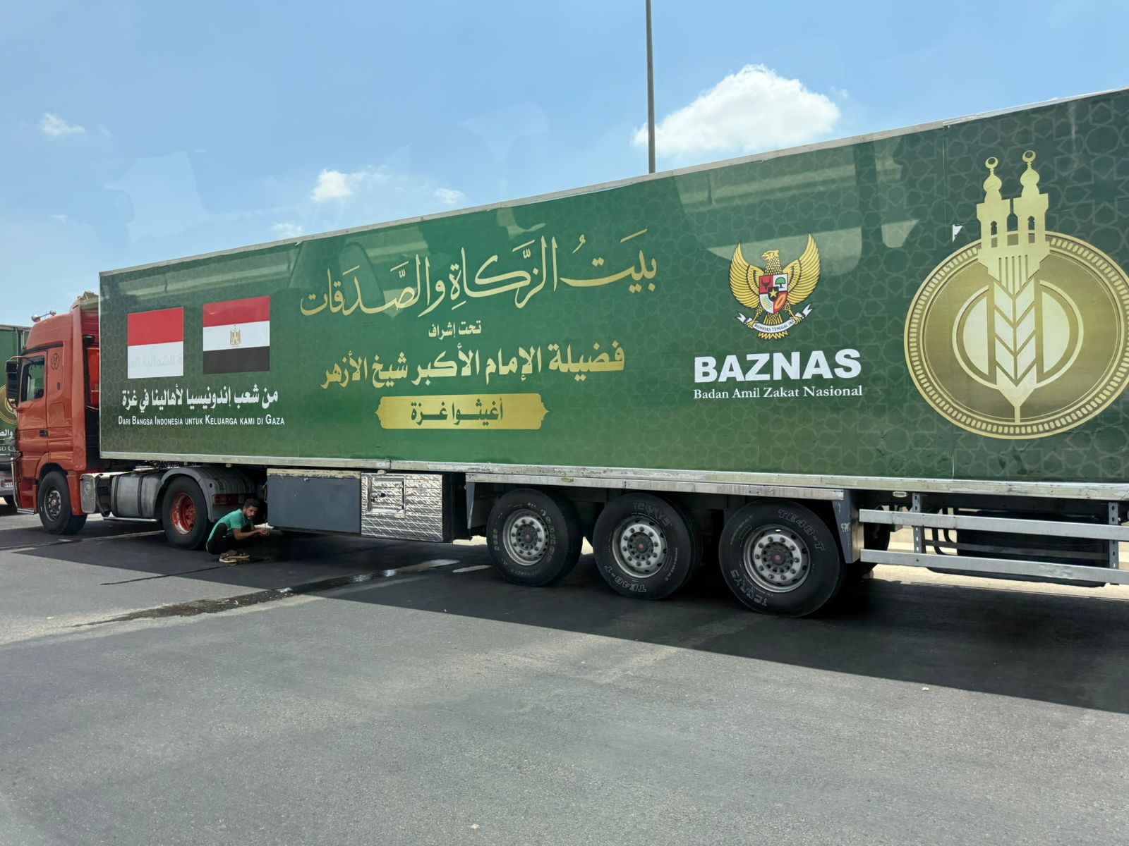 BAZNAS Kirim 50 Truk Bantuan Pangan untuk Warga Palestina