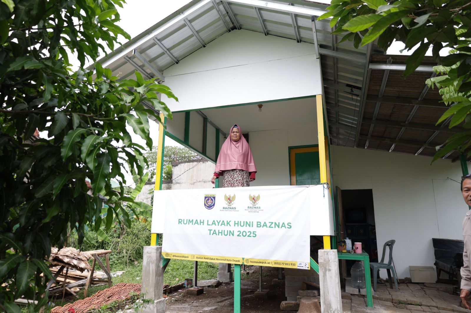 BAZNAS Kota Depok Renovasi Rumah Ibu Sa’anih, Wujudkan Hunian Layak Bagi Warga Kurang Mampu