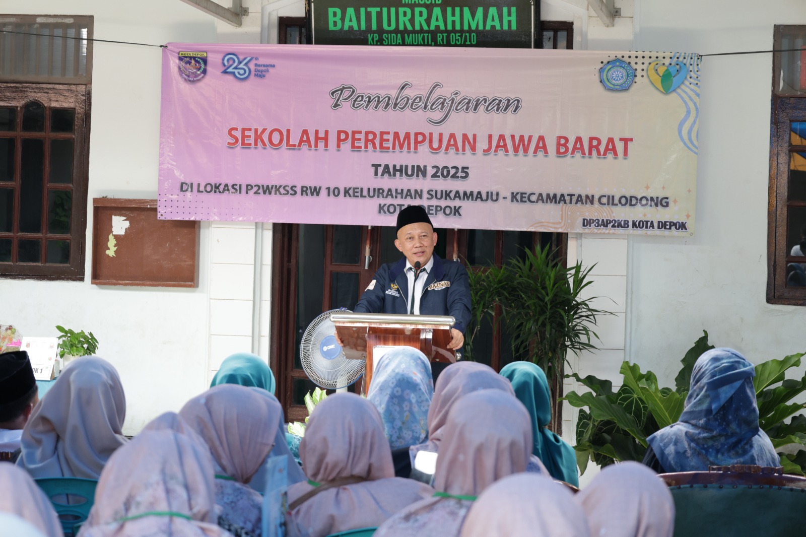 Perkuat Ketahanan Keluarga, Ketua BAZNAS Depok Hadiri Sekolah Perempuan Jawa Barat di Cilodong