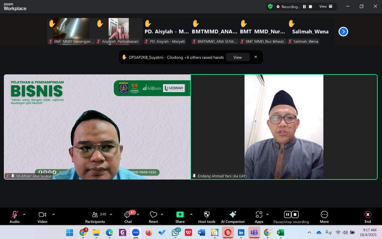 UMKM Naik Kelas, BAZNAS Depok Gelar Pelatihan dan Pendampingan Bisnis