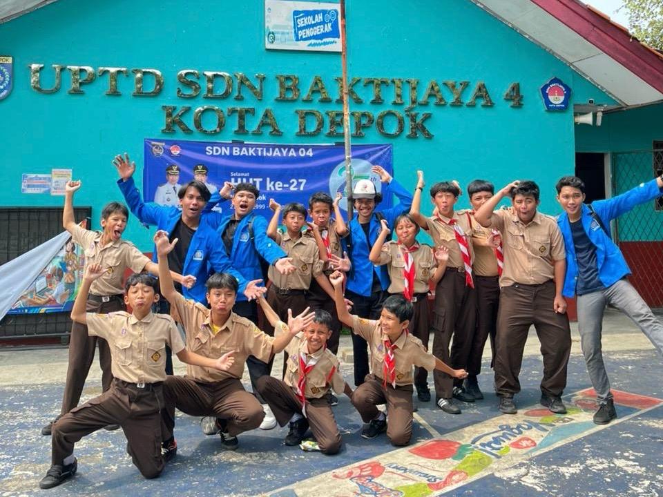 Kolaborasi Mahasiswa UBSI Margonda dan SDN Bhaktijaya 04: Perkuat Profil Pelajar Pancasila Melalui Aksi Gotong Royong